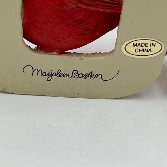 Hallmark Marjolein Bastin Nature's Sketchbook NOEL Hinged Sign faux resin Birch - Picture 8 of 11